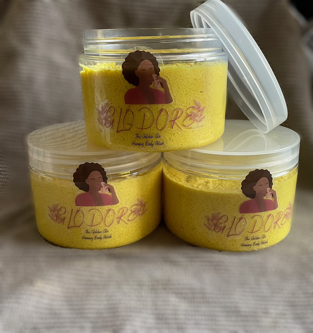 The Golden Gló Foaming Body Polish