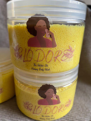 The Golden Gló Foaming Body Polish